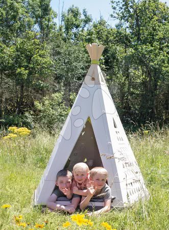 Igračke za djecu od 2 do 3 godine - Prirodni šator Indoor&Outdoor Teepee Evolutive Smoby_1