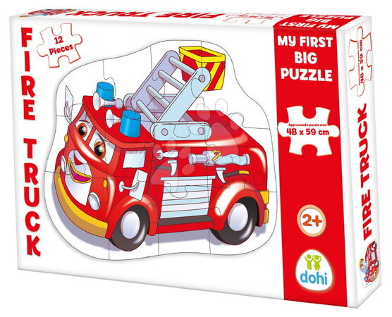 Hračky pro nejmenší | Strana 16 - Puzzle podlahové hasičské auto Dohány