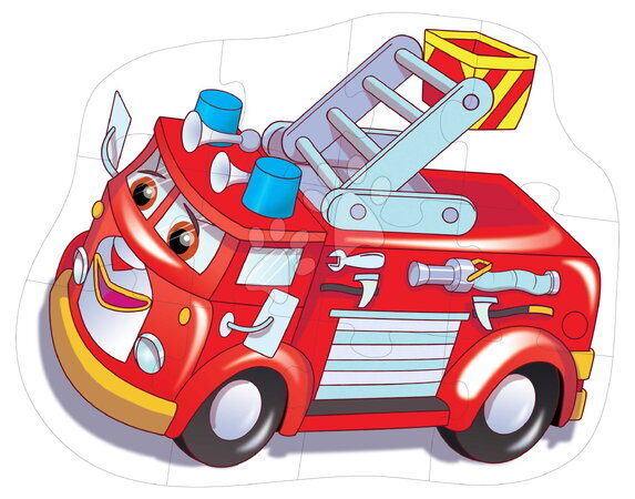 Hračky pro nejmenší | Strana 16 - Puzzle podlahové hasičské auto Dohány_1