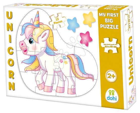 Hračky pro nejmenší | Strana 16 - Puzzle podlahové jednorožec Dohány