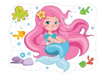 Hračky pre bábätká - Puzzle podlahové morská víla Dohány_1