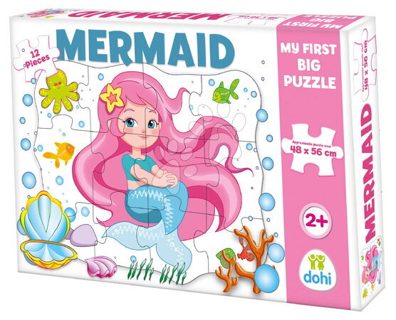 Hračky pro nejmenší | Strana 16 - Puzzle podlahové mořská víla Dohány