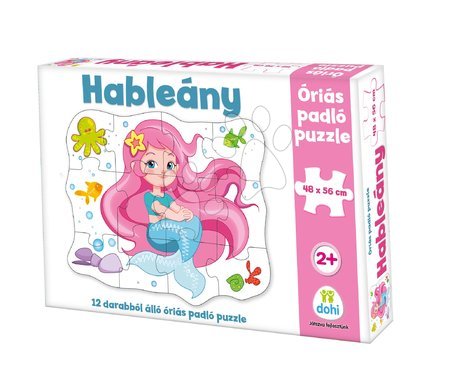 Hračky pre najmenších - Puzzle podlahové morská víla Dohány