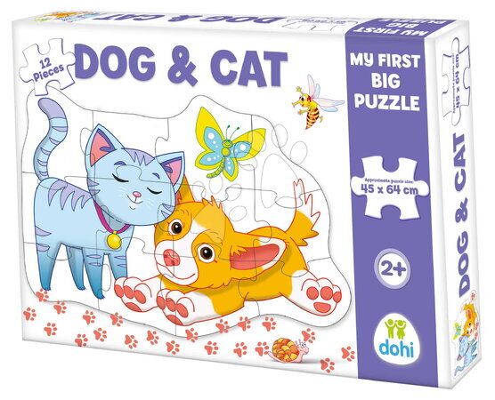 Hračky pro nejmenší | Strana 16 - Puzzle podlahové pejsek a kočička Dohány