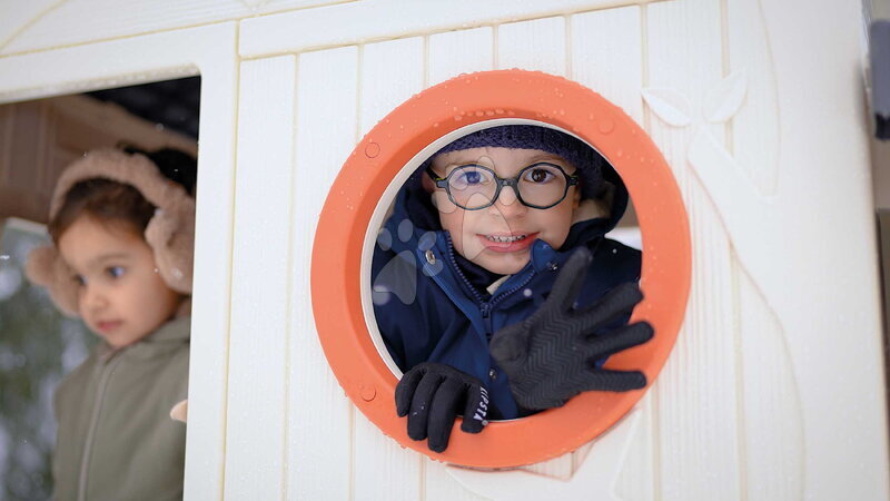 Domečky pro děti - Domeček Dobrodružství s předsíní a skluzavkou Adventure House Life Smoby - 6