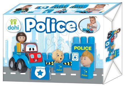 Hračky pre najmenších Dohány od výrobcu Dohány - Stavebnica policajné autíčko Dohány