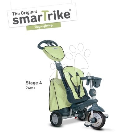 Tříkolky od 10 měsíců - Tříkolka Explorer Green 5v1 smarTrike - 7