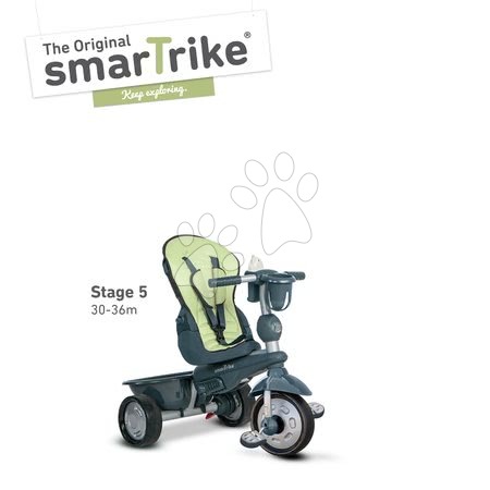 Tříkolky od 10 měsíců - Tříkolka Explorer Green 5v1 smarTrike - 8