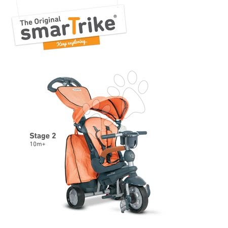 Tříkolky od 10 měsíců - Tříkolka Explorer Orange smarTrike - 3