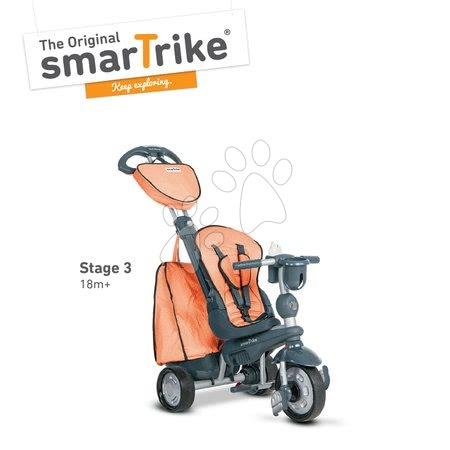 Tříkolky od 10 měsíců - Tříkolka Explorer Orange smarTrike - 7