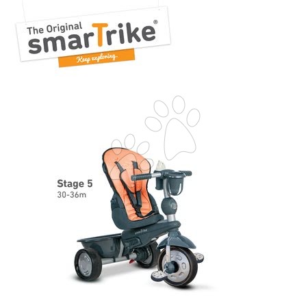 Tříkolky od 10 měsíců - Tříkolka Explorer Orange smarTrike - 9