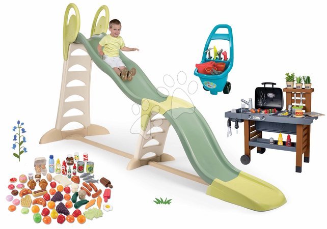Giocattoli per ragazze - Set scivolo Toboggan Super Megagliss 2in1 Smoby 
