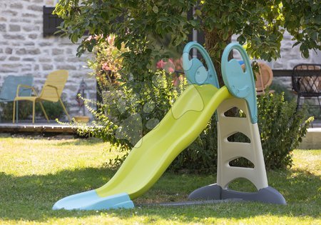 Csúszdák - Csúszda vízsugárral Toboggan XL Slide Green Smoby_1