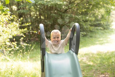Toboganes para niños - Tobogán ecológico con fuente Toboggan XL Slide Green Smoby - 14
