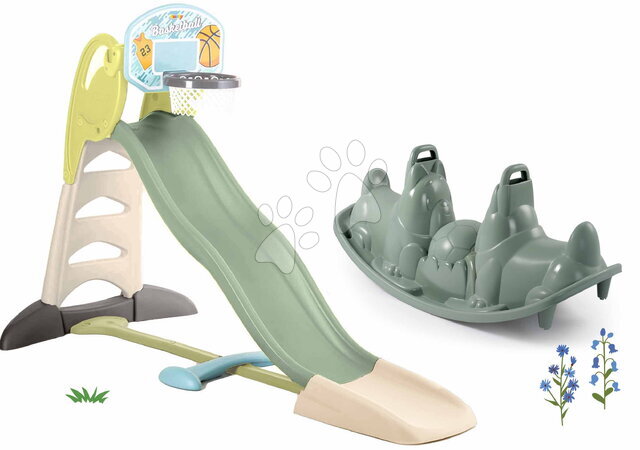 Toboggans avec balançoire - Toboggan XL Smoby de 230 cm de longueur