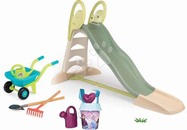 Ab 3 bis 6 Jahren vom Hersteller Smoby - Set Rutsche mit doppelter Welle und Wasserfontäne 230 cm  Toboggan XL Life Smoby
