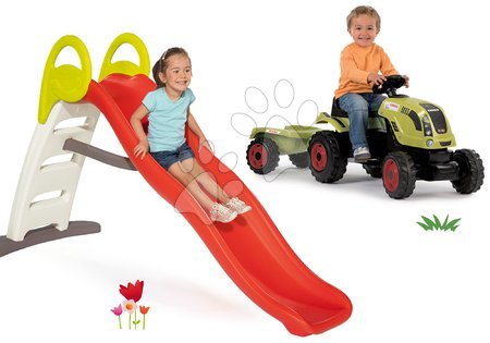 Seturi tobogane - Set toboganToboggan Funny Smoby lungime 200 cm