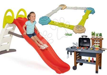 Scivoli set - Set scivolo Toboggan Funny lunghezza 200 cm Smoby