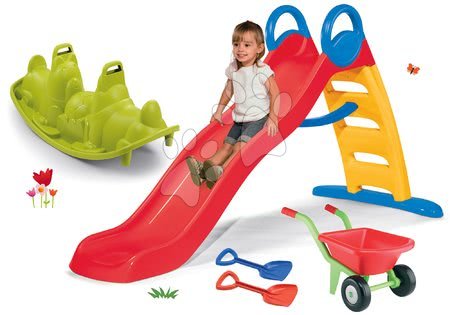 Zjeżdżalnie z huśtawką - Zjeżdżalnia śmieszna Toboggan Smoby 200 cm