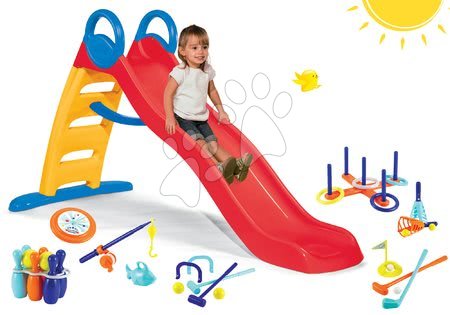 Seturi tobogane - Set tobogan Funny Toboggan Smoby 2 m