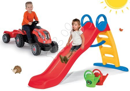 Hračky pre chlapcov - Set šmykľavka Funny Toboggan Smoby 200 cm