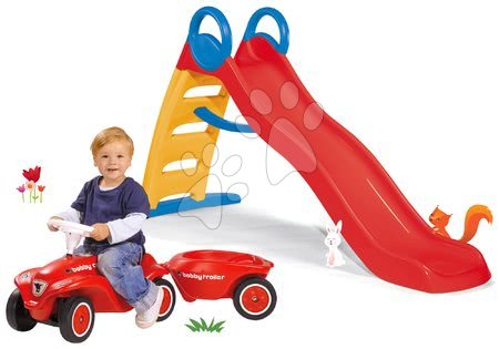 Skluzavky sety - Set skluzavka Funny Toboggan Smoby