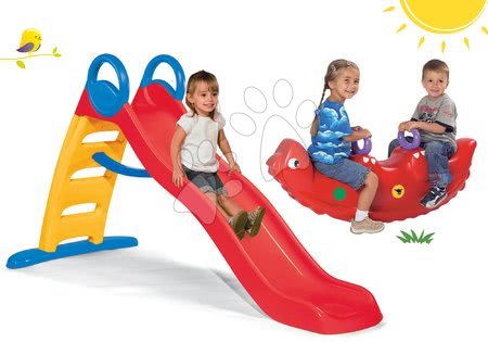 Hračky pre dievčatá - Set šmykľavka Funny Toboggan Smoby 200 cm