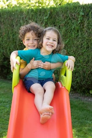 Rutschen mit Schaukel - Rutschenset Toboggan Funny Smoby mit Wasser Länge 200 cm_1