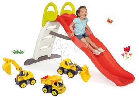 Rutschen Sets - Set Rutsche mit Springbrunnen Funny Double Toboggan 2 Meter Smoby