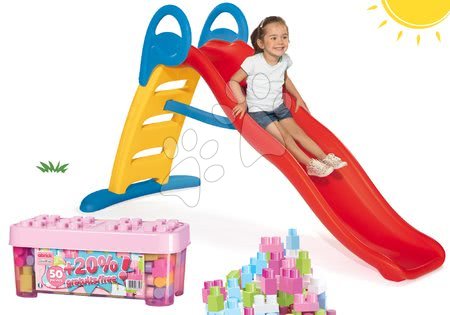 Rutschen Sets - Rutschenset mit Springbrunnen Funny Double Toboggan Smoby - 36