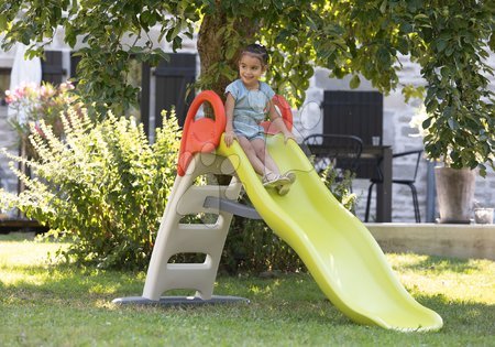 Rutschen für Kinder  - Rutsche mit Springbrunnen Funny Slide Green Toboggan Smoby_1