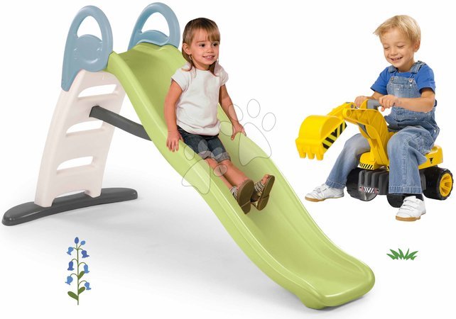Sets vom Hersteller Smoby | Seite 26 - Set Rutsche mit doppelter Welle und Bagger mit Sitz Toboggan Life Smoby