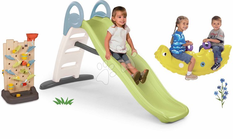 Sets vom Hersteller Smoby | Seite 14 - Set Rutsche mit doppelter Welle und aktiver Spielwand Toboggan Life Smoby