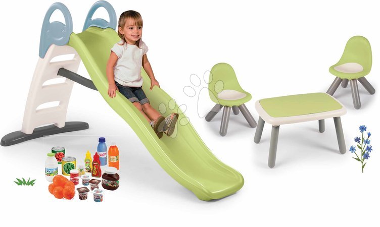Sets vom Hersteller Smoby | Seite 18 - Set Rutsche mit doppelter Welle und Tisch mit Stühlen Toboggan Life Smoby