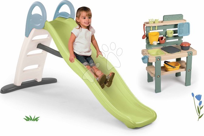 Sets vom Hersteller Smoby | Seite 21 - Set Rutsche mit doppelter Welle und Gartenküche Toboggan Life Smoby