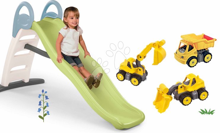 Sets vom Hersteller Smoby | Seite 29 - Set Rutsche mit doppelter Welle und 3 Arbeitsautos Toboggan Life Smoby