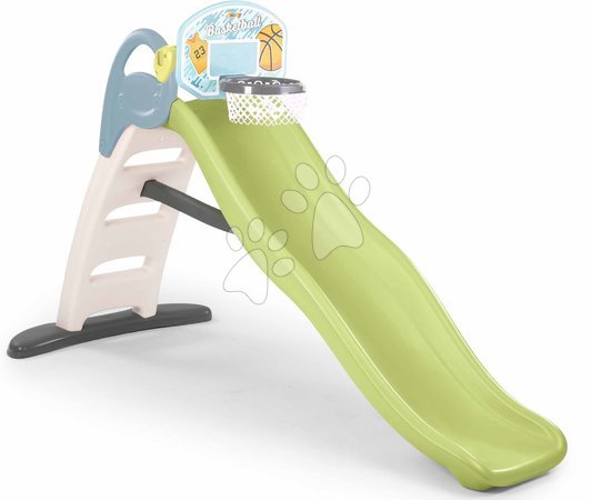 Rutschen für Kinder  - Set Rutsche mit doppelter Welle und Basketball Toboggan Life Smoby