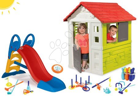 Tobogane și căsuțe - Set tobogan Toboggan KS Smoby