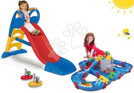 Tobogane cu piste de apă - Set tobogan Set tobogan Toboggan KS Smoby