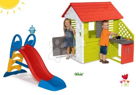 Tobogane și căsuțe - Set tobogan Toboggan KS Smoby