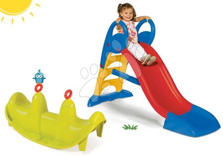 Tobogane cu leagăn - Set tobogan Toboggan KS Smoby cu jet de apă 1,5 m  - 15