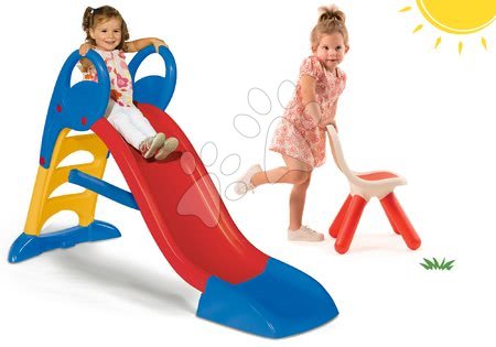 Set šmykľavka Toboggan KS Smoby s vodou 150 cm