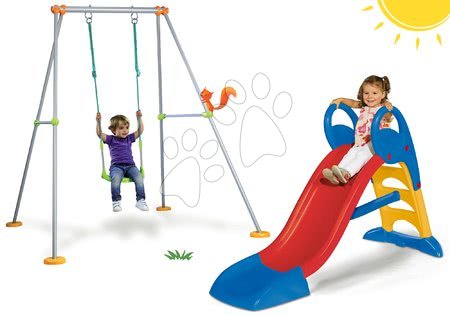 Tobogane cu leagăn - Set tobogan Toboggan KS Smoby