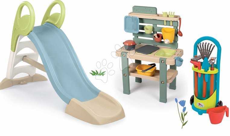 Sets vom Hersteller Smoby | Seite 27 - Set Rutsche mit Wasserspiel und Gartenküche Toboggan GM Slide Life Smoby