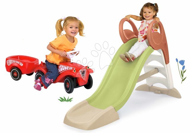 Sets vom Hersteller Smoby | Seite 30 - Set Rutsche mit Wasserspiel und Laufrad mit Anhänger KS Slide Life Smoby