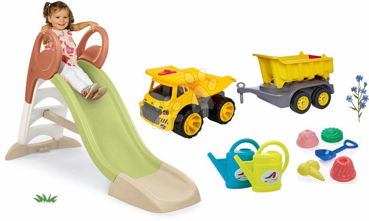 Sets vom Hersteller Smoby | Seite 26 - Set Rutsche mit Wasserspiel und Lastwagen mit Anhänger KS Slide Life Smoby