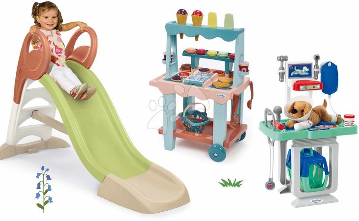 Sets vom Hersteller Smoby | Seite 31 - Set Rutsche mit Wasserspiel und Eisdiele KS Slide Life Smoby
