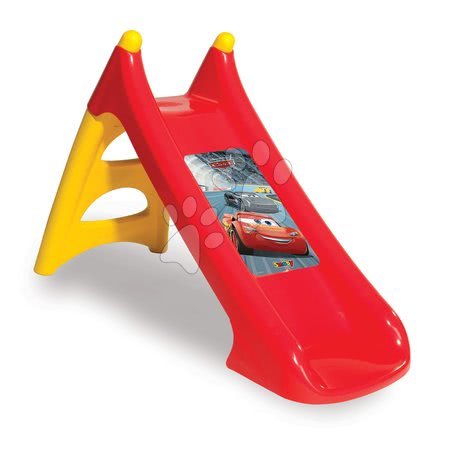 Rutschen für Kinder  - Rutsche Autos 3 Smoby Toboggan XS samt Wasser und UV Filter Länge 90 cm