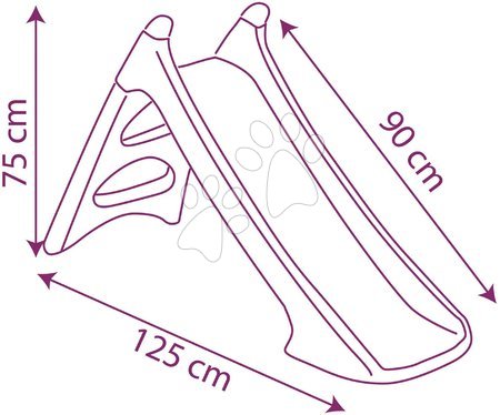 Šmykľavky - Šmykľavka s vlhčením Frozen XS Slide Smoby _1