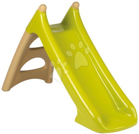 Šmykľavky pre deti  - Šmykľavka malá XS Slide Beige-Green Smoby šmýkacia plocha 90 cm s vodnou hrou a UV filter od 24 mes